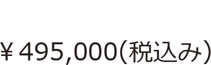 上下両顎　￥495,000（税込み）